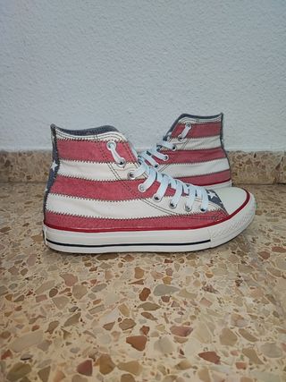 Converse Chuck Taylor Talla 40 Bandera USA