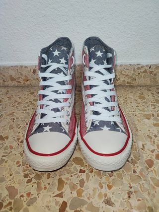 Converse Chuck Taylor Talla 40 Bandera USA