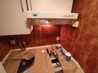 Pintura de baldosas de cocina