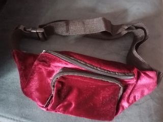 Bandolera granate terciopelo