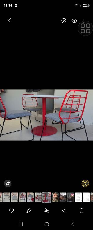 Mesa y 4 Sillas Comedor
