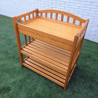 Cambiador de madera de pino para bebé