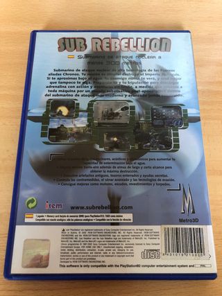 Sub Rebellion PS2 (PlayStation 2)