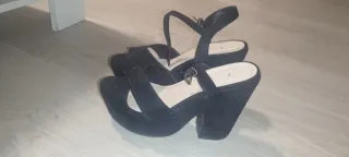 Zapatos de tacón negros núm.38