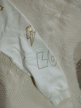 Felpa Zara Panna con strass 12 anni