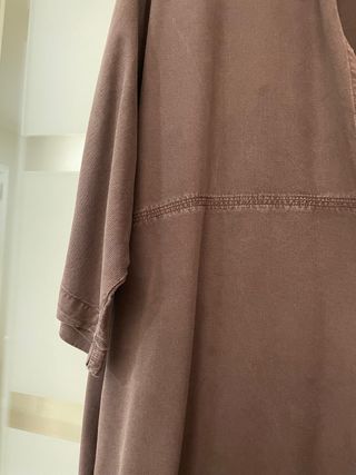 Blusón tipo camisa con bolsillos