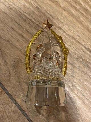 Presepe vetro miniatura