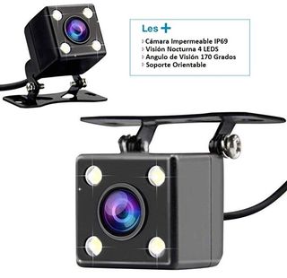 Camara Marcha Atras LED Pantalla Espejo Retrovisor