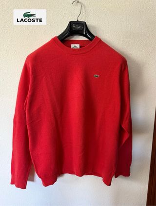 Jersey Lacoste Rojo Talla XL