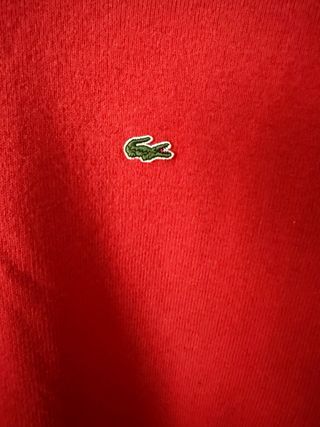 Jersey Lacoste Rojo Talla XL