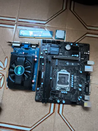 Placa Base MSI Gaming + CPU + RAM + GPU