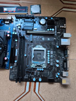 Placa Base MSI Gaming + CPU + RAM + GPU