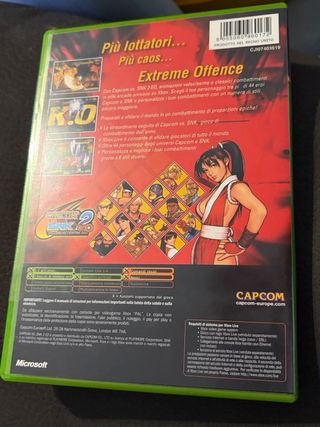 Capcom vs SNK 2 EO Xbox Clásica con precinto