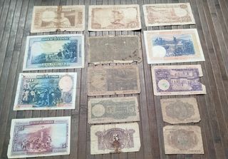 🇪🇸 Lote de billetes antiguos de España variados