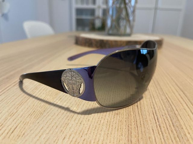 Gafas de sol Versace vintage plateadas