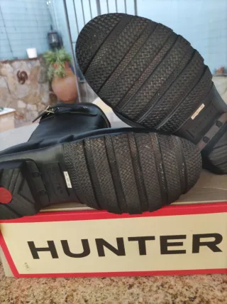 Botas de goma Hunter negras talla M