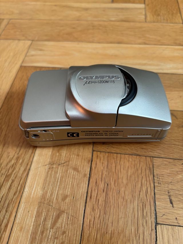 CÁMARA FOTOS OLYMPUS MJU-II ZOOM 115 PLATA