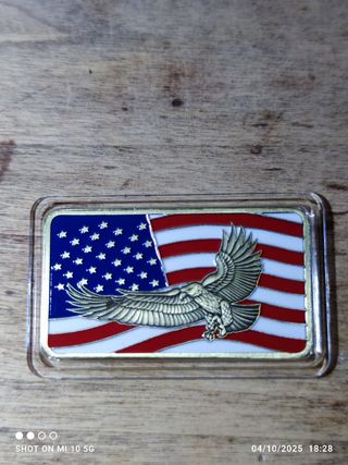 Medaglia Aquila Bandiera USA