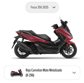 2025 OFERTA HONDA FORZA 350 MIRA DESCRIPCIÓN 