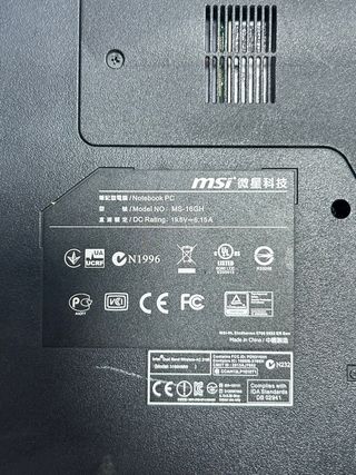 MSI GP60 2PE Leopard i5 / 16Gb / 240GB SSD