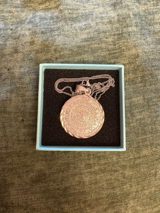 Colgante Plata Calendario Azteca