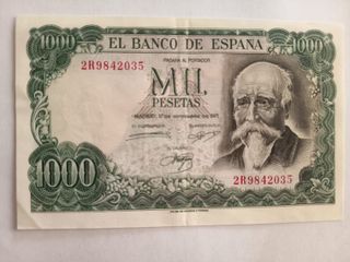 1000 Pesetas España 1971 - Buen Estado