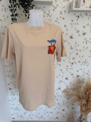 Camiseta oversize Marrakech beige
