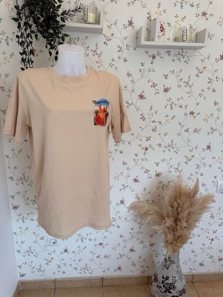 Camiseta oversize Marrakech beige