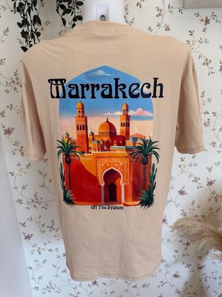 Camiseta oversize Marrakech beige