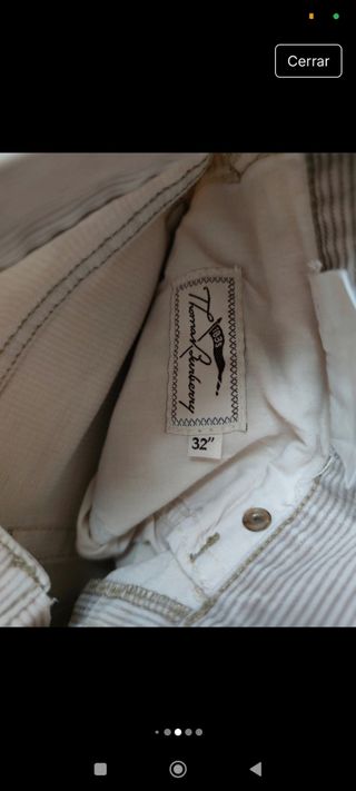 Pantalón Thomas Burberry Vintage Beige