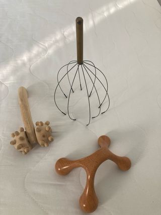 set de artículos de masajes 