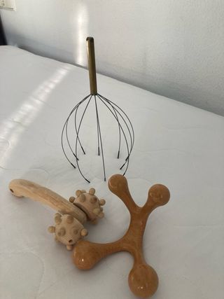 set de artículos de masajes 