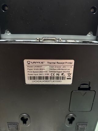 Impresora Térmica Unykach USB como nueva 