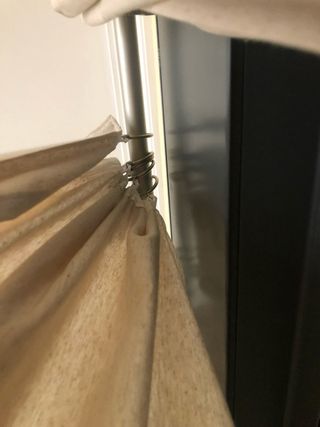 Cortinas de lino beige