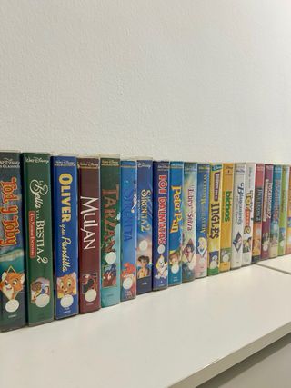 Colección VHS originales Disney y clásicos