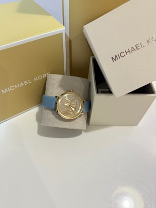 Reloj Michael Kors Dorado y Azul