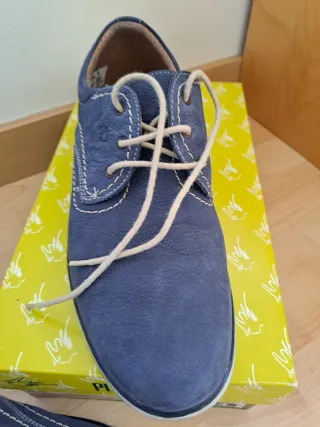 Zapatos Pitillo Hombre Talla 44 Azul
