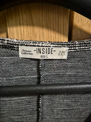 Vestido Inside gris talla L