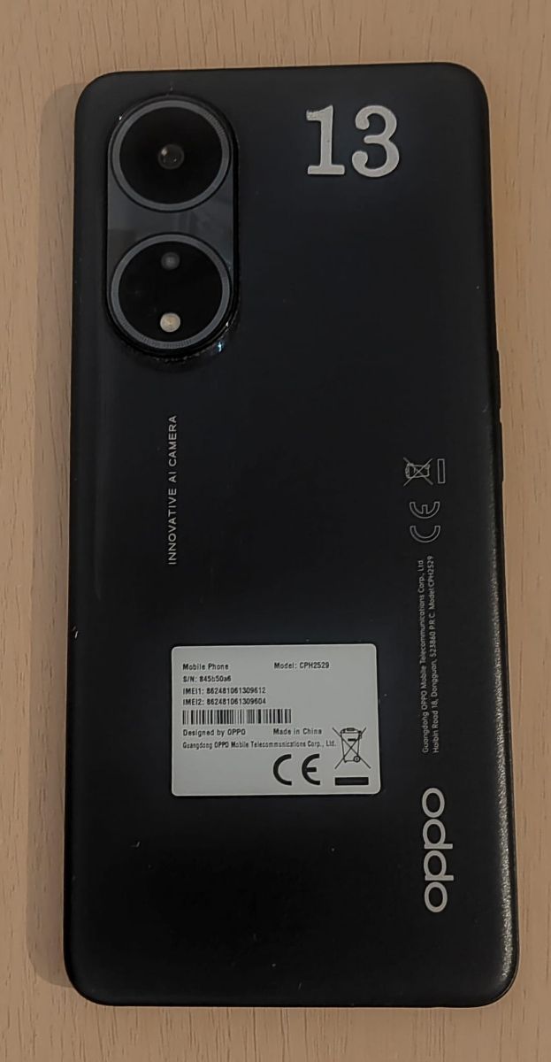 Oppo A98 5G 256GB Negro