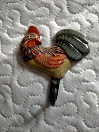 Percha Gallo Vintage Multicolor