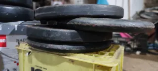 Discos Pesas 20kg Domyos Decathlon Fundición