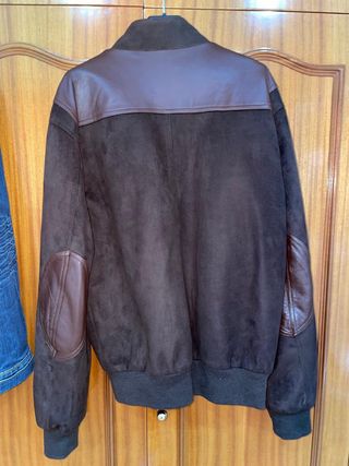Chaqueta de piel Reportage Marrón