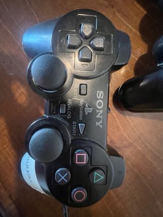 PS2 Plata + 6 Juegos + 3 Mandos