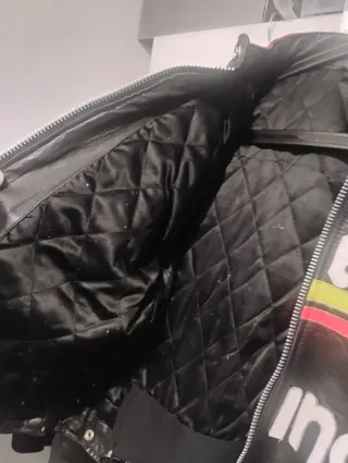 Cazadora moto chica "Chesterfield Racing" Cuero.