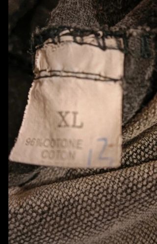 Pantalone grigio in velluto. taglia XL