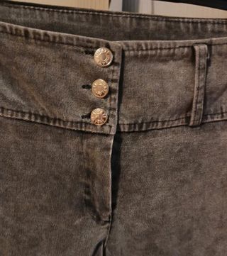 Pantalone grigio in velluto. taglia XL