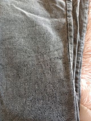 Pantalone grigio in velluto. taglia XL