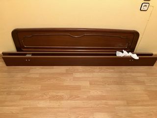 Estructura de cama de madera 135cm.