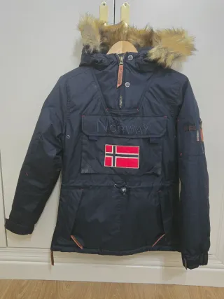 Parka Geographical Norway Mujer Azul