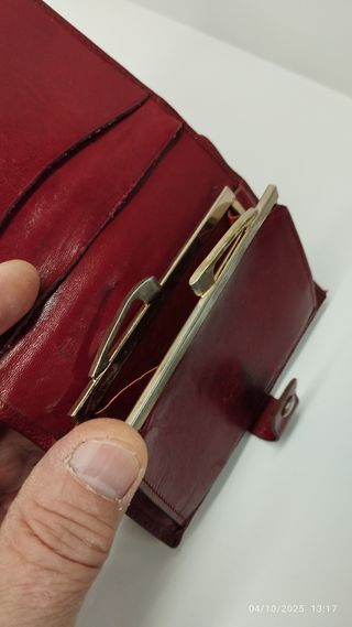 Cartera Billetera y monedero Piel Vintage Antigua